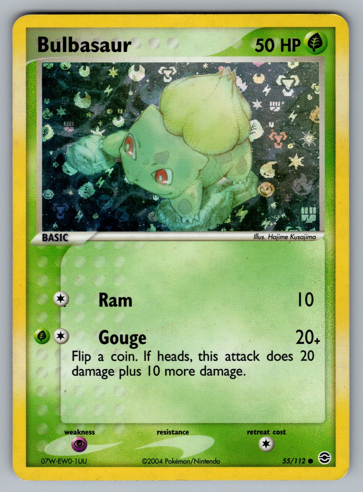 Bulbasaur - 055/112 Common FireRed & LeafGreen 55/112 Pokemon MP