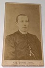 Rare Antique American Religious Rev Daniel Shiel Boston Catholic CDV Photo! MA! — photo 2