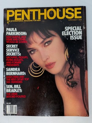 Penthouse Magazine November 1988   Pet Deborah Laufer   Sandra Bernhard   B