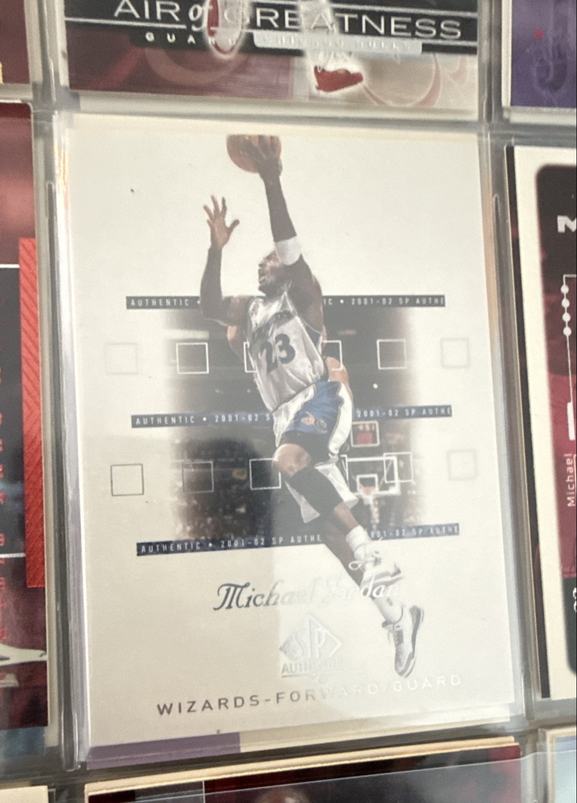 2001-02 SP Authentic - Michael Jordan #90