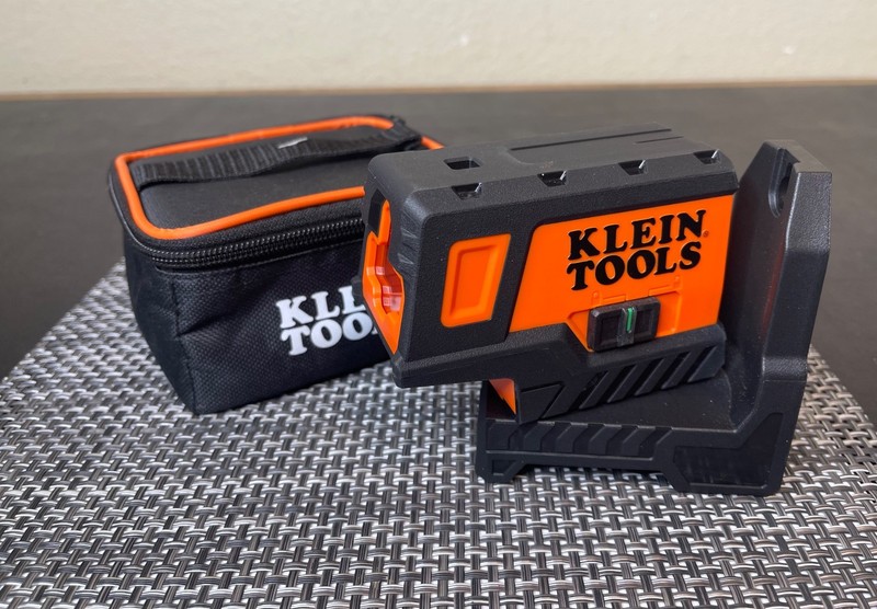 Klein 93MCLPG Compact Green Cross Line Laser Level w/Plumb Spot with Case