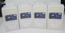 8x Heyday Single Use Disposable Camera Built-in Flash 27 Exposure 35mm Film Blue