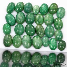 26 Pc Natural Green Emerald Oval Cabochon Loose 20-27mm Brazil Gemstones 800 Ct