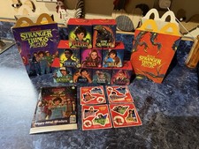 McDonald s 2026 Stranger Things Tales from 85 Complete Set Toys Stickers Boxes