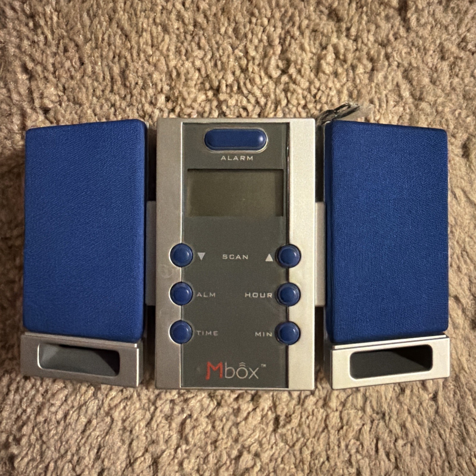 Brand new in box Mbox Mini Boom Box ,Alarm Clock, Radio, R16
