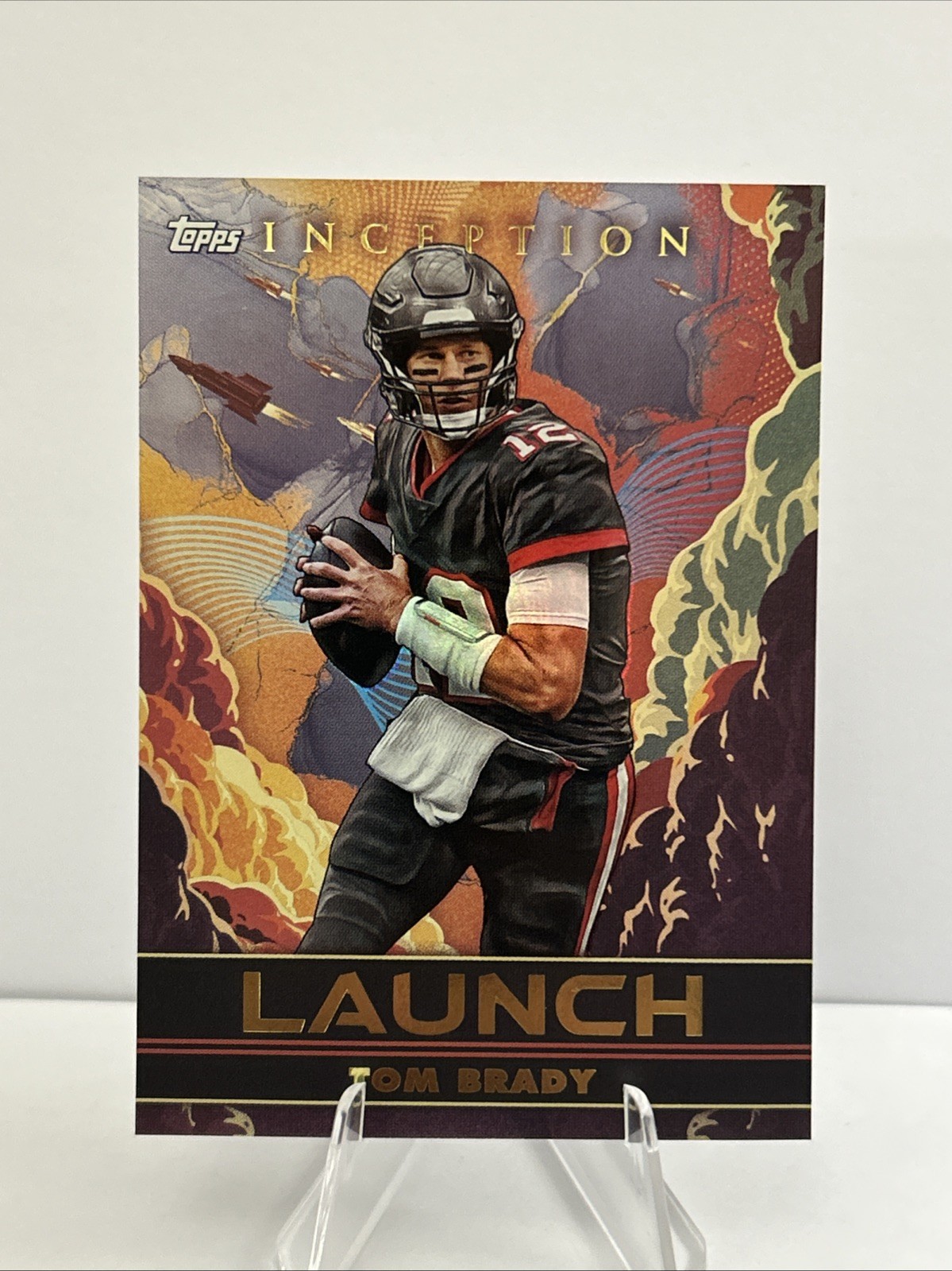 2024 TOPPS NFL INCEPTION LAUNCH CARD CASE HIT TAMPA BAY BUCCANEERS TOM BRADY L23