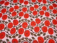 5 Yard Indian Cotton Handmade Print Fabric Sanganeri Hand Block Printed Fabric