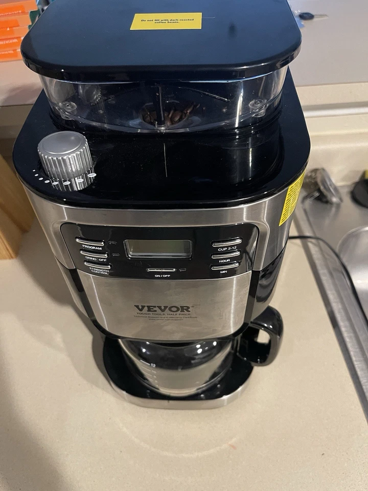 Coffee Maker with Grinder, 8 Cup Thermal Carafe - Image 2 of 4