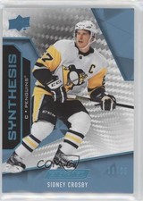 2019-20 Upper Deck Engrained Synthesis Blue 19/50 Sidney Crosby #S-25 ku3