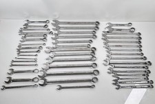 (Lot of 45) Snap-On SAE Combination Wrenches Set Mixed Sizes USA Tools
