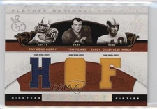2007 Playoff National Treasures HOF /25 Elroy Hirsch Raymond Berry Tom Fears