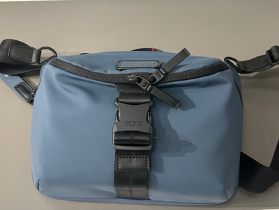 NEW Tumi Tahoe DUNLAP Nylon Blend 12.0” Crossbody Sling - STORM
