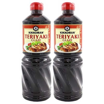Kikkoman Teriyaki Sauce Glaze Kikkoman Teriyaki Marinade Teriyake Sauce 2x975ml