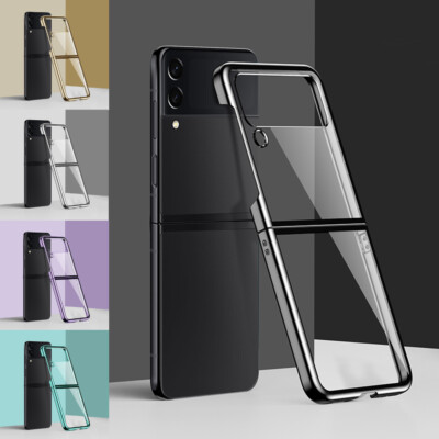 Schutz Hülle für Samsung Galaxy Z Flip 4 5G Klar Klapp Handy Case Cover Tasche