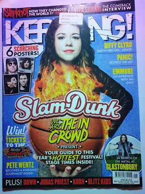 KERRANG MAGAZINE 1518 WE ARE THE IN CROWD NEW POLITICS FALL OUT BOY DOWN EMMURE
