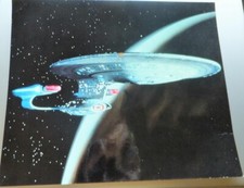 Star Trek Next Generation Enterpise promotional photo postcard 10 x 8"