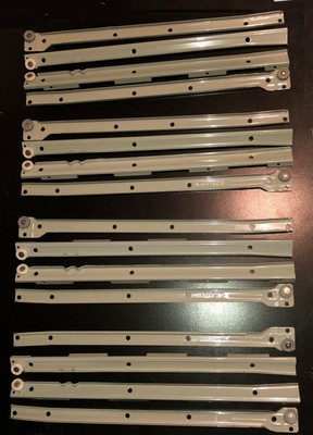 4 Sets Of Ikea 17 5 8 Length Drawer Cabinet Slide Roller Rails