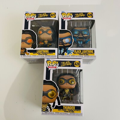 Funko Pop! DC Black Lightning - Set of  3