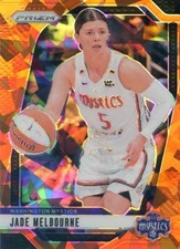 2024 Panini Prizm WNBA JADE MELBOURNE #68 ORANGE ICE PRIZM MYSTICS