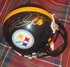 ROD WOODSON  Pittsburgh Steelers Autographed Mini Helmet including BDS COA #2512