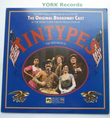 TINTYPES - Original Broadway Cast  - Excellent Con Double LP Record DRG S2L 5196