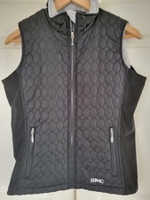 Serac Black Women’s Full Zip Quilted Vest Size M