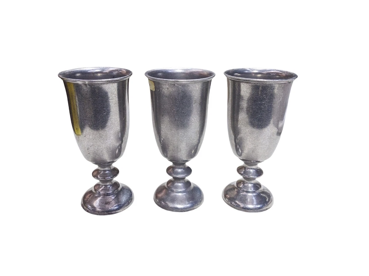 Pewter cheap water goblets