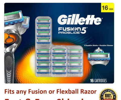 Gillette Fusion Proglide Razor Blades Para Afeitar Imagen Editorial-1108383