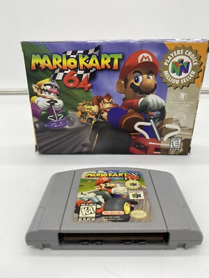 Mario Kart (Nintendo 64 N64) Cartridge & Box, No Manual Players Choice