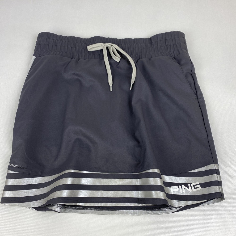 Womens Ping Tennis Skort in Sensorcool Yellow Size Medium 32 Waist