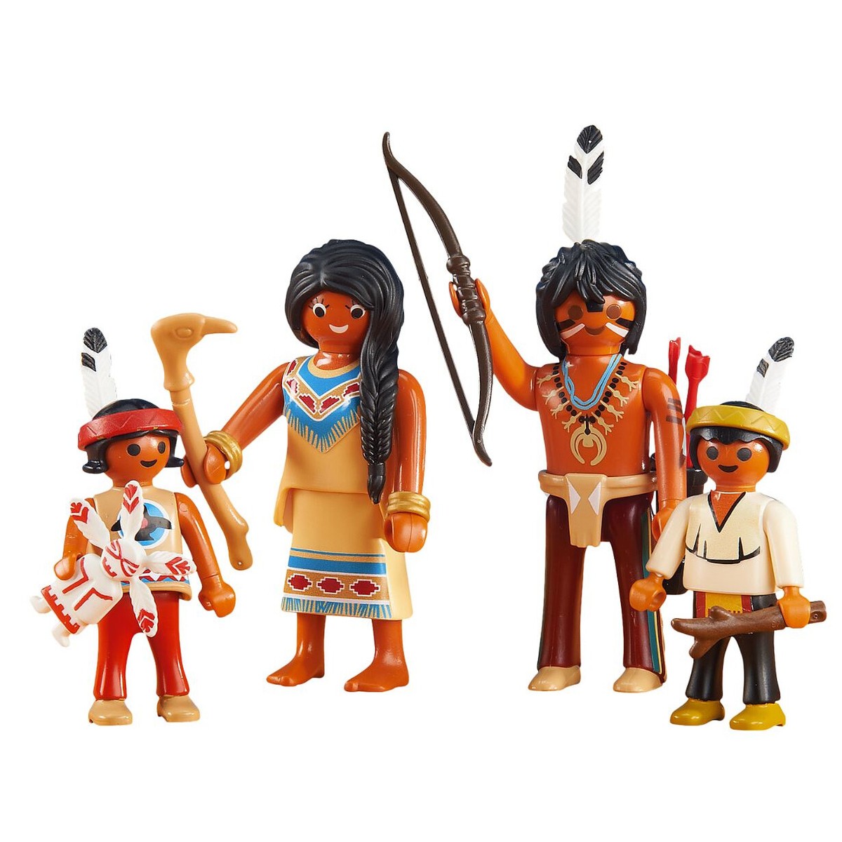 Playmobil 6322 Native American Indian Family Children Parents