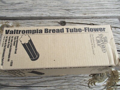The Pampered Chef  1550 Valtrompia Bread Flower Tube With Instructions & Recipe