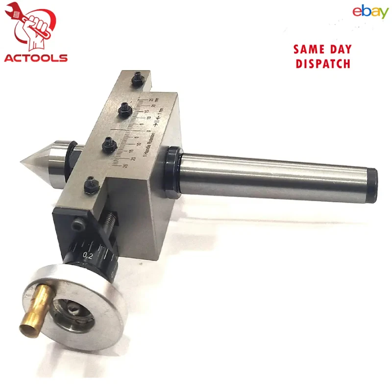 Lathe Taper Turning Attachment Cross Slide 2MT Shank With Revolving Live Center - Image 3 of 4