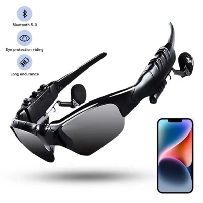 Bluetooth Sonnenbrille HeadSet Mikrofon Sportbrille Kopfhörer Stereo Handfree