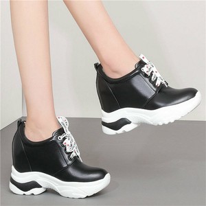 black platform tennis shoes