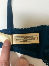 NWT Dita Von Teese Women's Sz 32B Cora Lace Balconette Underwire Bra Teal D59020