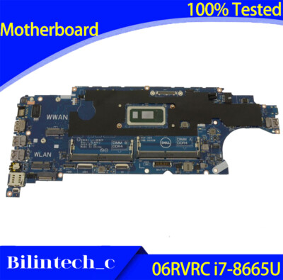 FOR   Latitude 5400 Motherboard Supports 06RVRC 6RVRC i7-8665U #T8