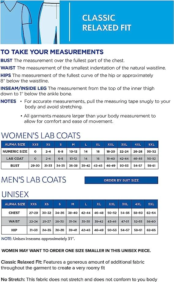 Landau 3155 Classic Relaxed-Fit 3-Pocket Long-Sleeve Lab Coat For Women 4 colors - Image 2 of 2