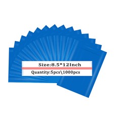 8.5x12 Blue Self Seal Poly Bubble Mailer Padded Envelope, 2 25,50,100,500.1000