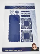 Tattered Lace Paper Craft Cutting Dies Set - CRAFT A CARD PEONY 2 #445777- NEW!