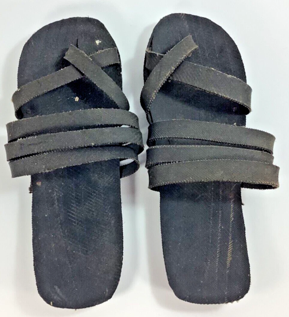 Black Leather Thong Sandal With Double G | GUCCI® ZA