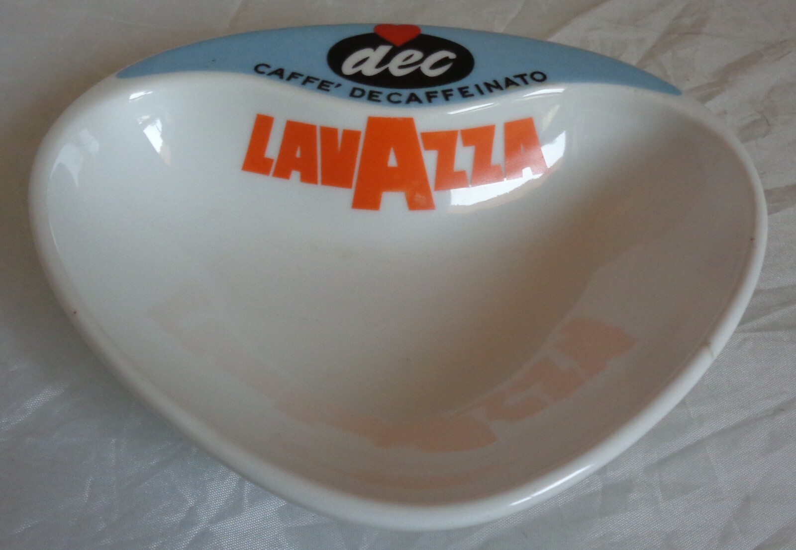 ANTONIA CAMPO LAVAZZA ASHTRAY VERBANO LAVENO ADVERTISING CERAMIC 1950s