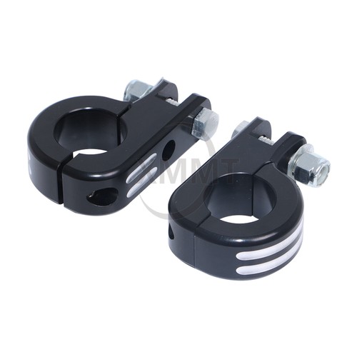 1 1/4" Highway Foot Rest Peg Mounting Kit For Harley Touring Road King Glide - Bild 3 von 6
