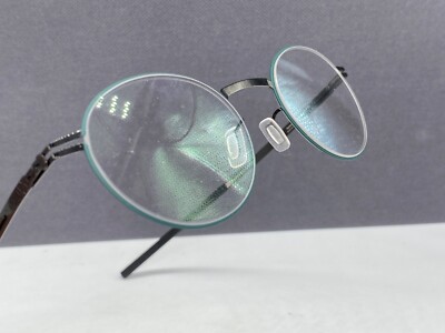 Ic Berlin Eyeglasses Frames Men Woman Round Green Gray NP:499 