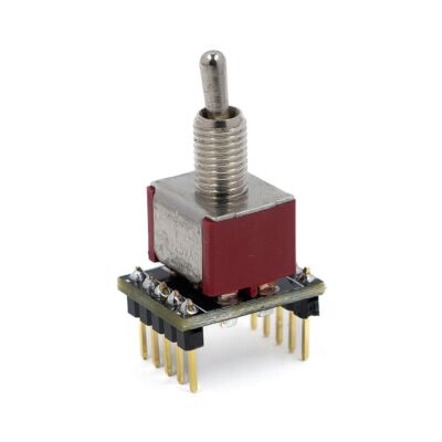Coppersound Pedale Zum Selbermachen Breadboard Adapter mit Komponente (DPDT Ein/Ein Kippschalter Swi...