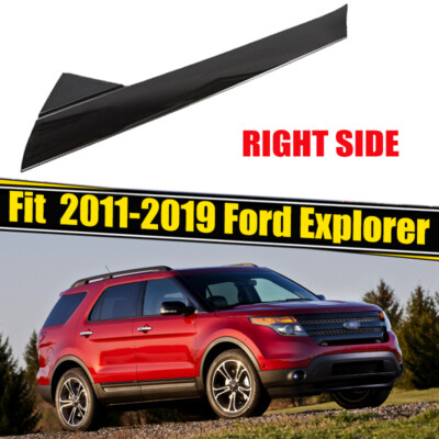 Passenger Side Windshield Outer Pillar Trim For Ford Flex (2009-2019) - Right Side Gloss Black