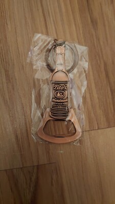 Tito s Handmade Vodka Bottle Opener Copper Brass Color Logo New