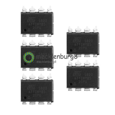 2/5/10PCS ATTINY85-20PU IC MCU 8BIT 8KB FLASH 8DIP im DIL Gehäuse New