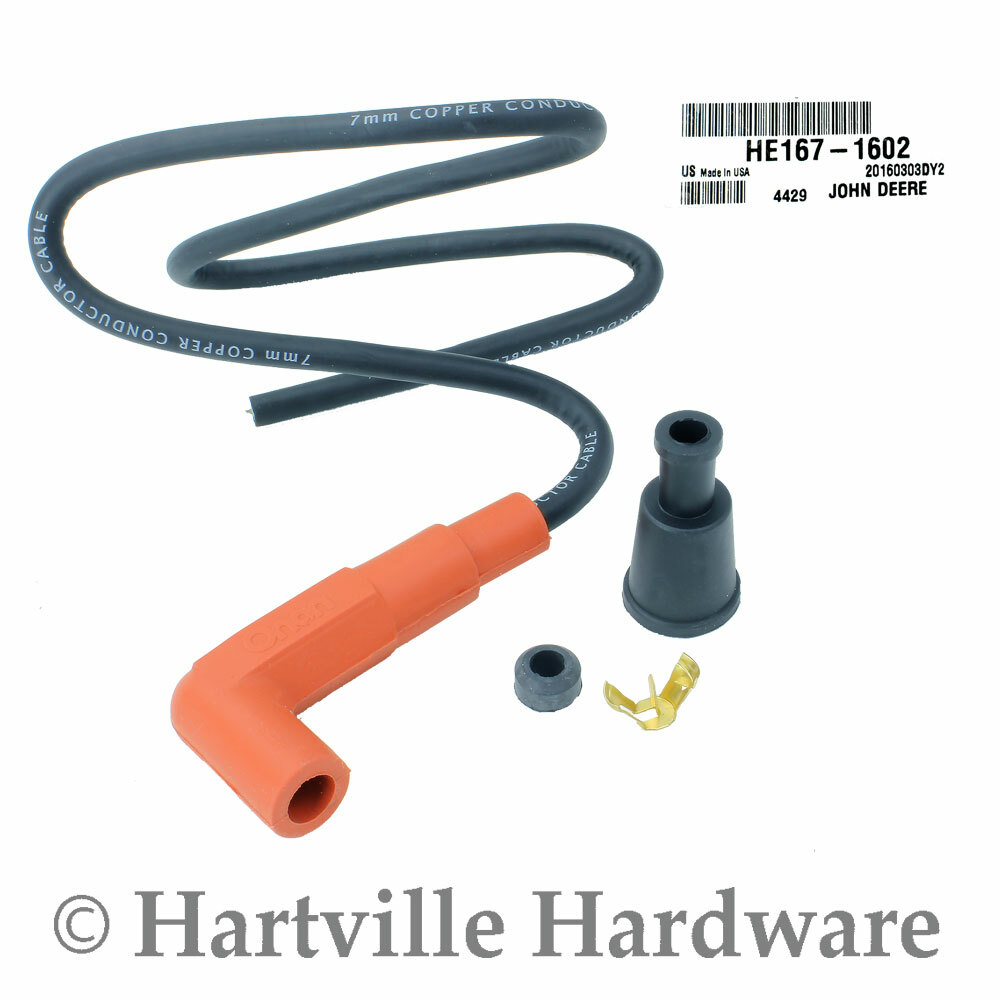 John Deere Original Equipment Spark Plug Cable Kit #HE167-1602