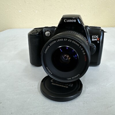 Canon EOS Rebel Xs 35mm SLR Film W/ Zoom EF 22-55m 1:4-5.6 USM TESTED Functions